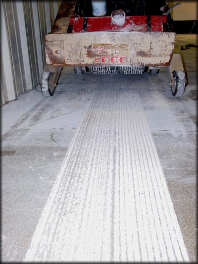 Scarification of Concrete Flooring